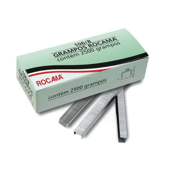 Grampo Galvanizado 106/8 Polido Com 3500 Rocama