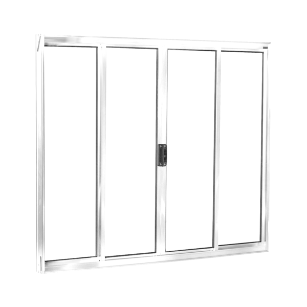 Reli Janela De Correr 4f 1,00x1,00 Branca