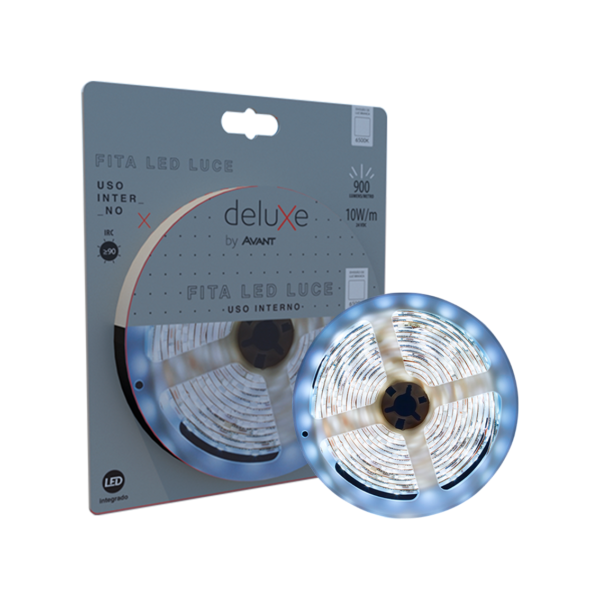 Fita de Led Int Risque Ip20 10wm 5m Am3000k 12v Avant