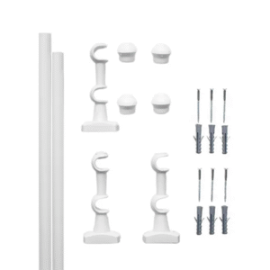 Schuanka Kit Varao De Aluminio Duplo 19/19mm Br C/1,5mts