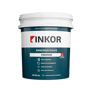 Tinta Premium Emborrachada 18 Litros Inkor