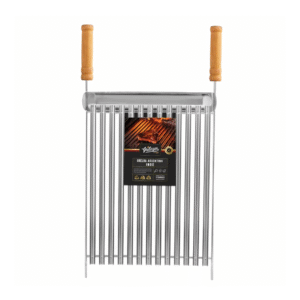 Grelha Inox Parrilla Argentina 40x50cm C/Calha