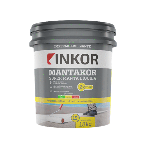 Impermeabilizante super manta líquida branca 18kg inkor