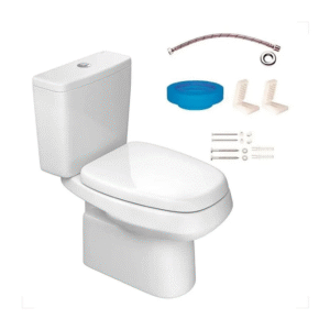 Deca Kit Completo De Bacia Com Caixa Acoplada Monte Carlo Branco (Sob Encomenda)