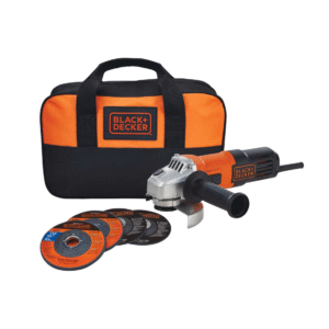 ESMERILHADEIRA  4-1/2” (115MM) 650W COM 2 DISCOS DE CORTE, 2 DISCOS DE DESBASTE E BOLSA G650K5-B2 BLACK & DECKER