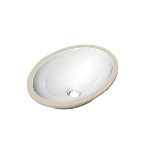 CUBA OVAL EMBUTIR BRANCA  LORENZETTI